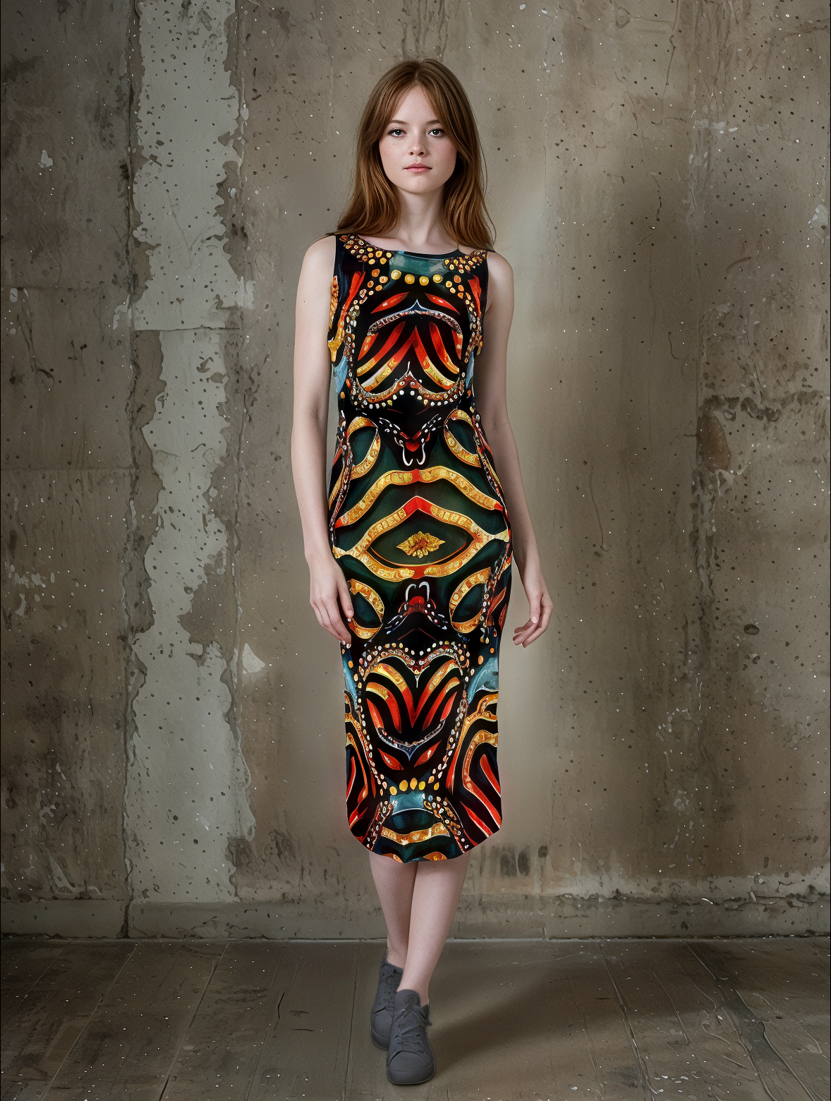 OCTOPUS001 Elise Maxi Dress