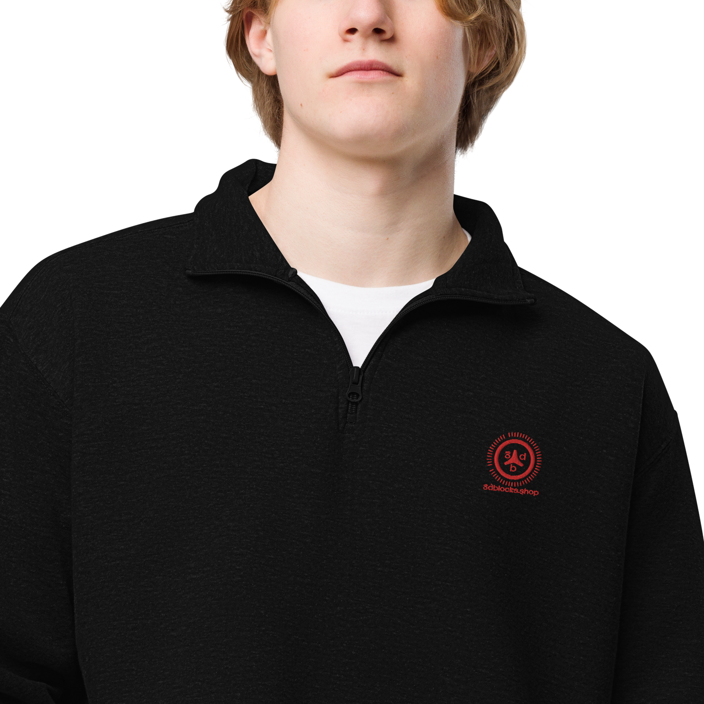 Unisex fleece pullover