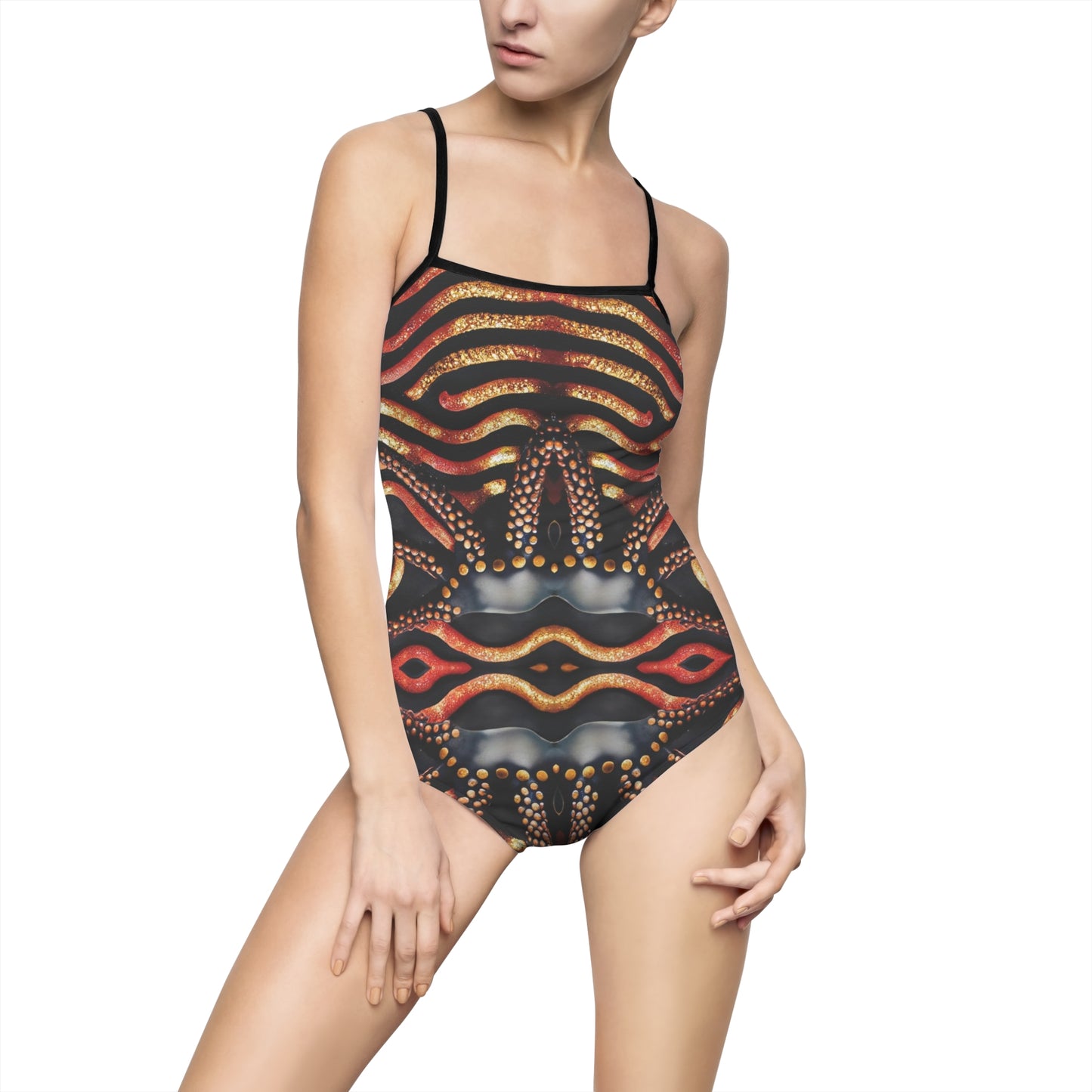 3dbS23_Women's One-piece Swimsuit_C4