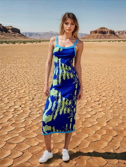 Women's Slip Dress BLUE