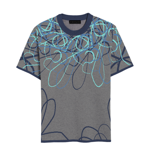 Short Sleeve -Dark grey (pacific - arubablue -navy)