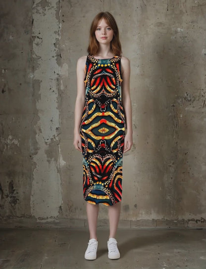 OCTOPUS001 Elise Maxi Dress