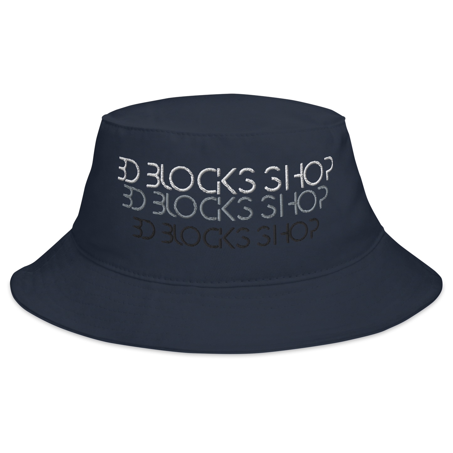 3DB-BLK-Bucket Hat copy